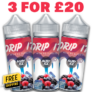 Drip It Berry Ice 3x 100ml E Liquid Shortfill – £20.00