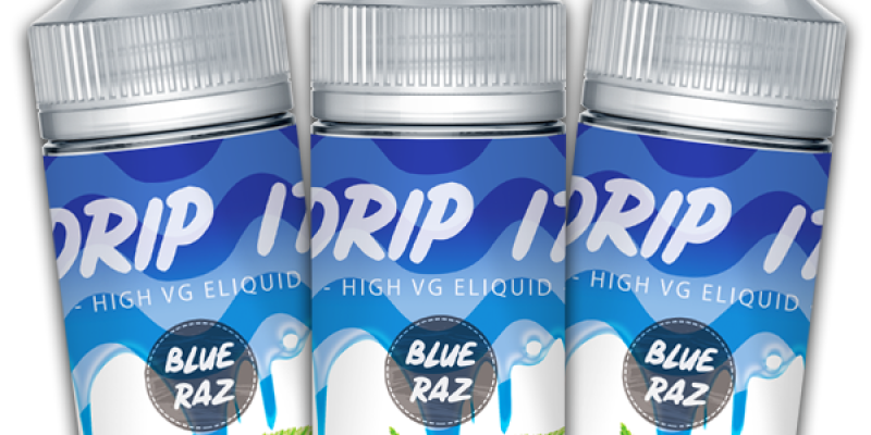 Drip It Blue Raz 3x 100ml E Liquid Shortfill – £20.00