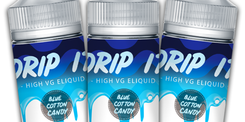 Drip It Blue Cotton Candy 3x 100ml E Liquid Shortfill – £20.00