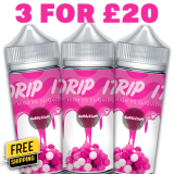 Drip It Bubblegum 3x 100ml E Liquid Shortfill – £20.00