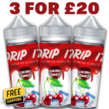 Drip It Cherry Tunes 3x 100ml E Liquid Shortfill – £20.00