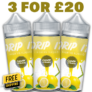 Drip It Cloudy Lemonade 3x 100ml E Liquid Shortfill – £20.00