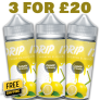 Drip It Cloudy Lemonade 3x 100ml E Liquid Shortfill – £20.00