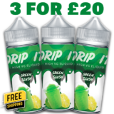 Drip It Green Slush 3x 100ml E Liquid Shortfill – £20.00