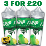 Drip It Green Slush 3x 100ml E Liquid Shortfill – £20.00