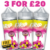 Drip It Lemonade Sour Apple Candy 3x 100ml E Liquid Shortfill – £20.00