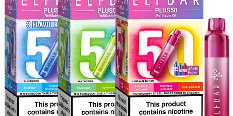 Elf Bar Plus 50 Vape Kit – Any 3 £24.99