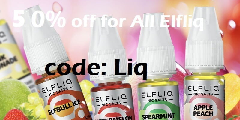 ELFBAR ELFLIQ 10ml Nic Salts E-Liquid – £1.99