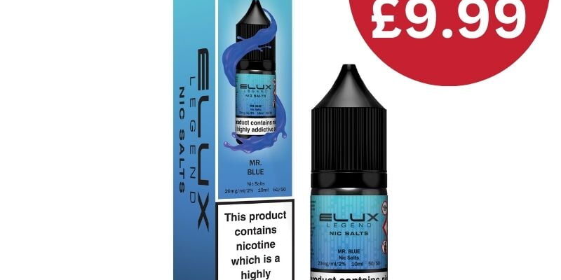 Elux Legend 3 X 10ml Nic Salt E-Liquid – £9.99