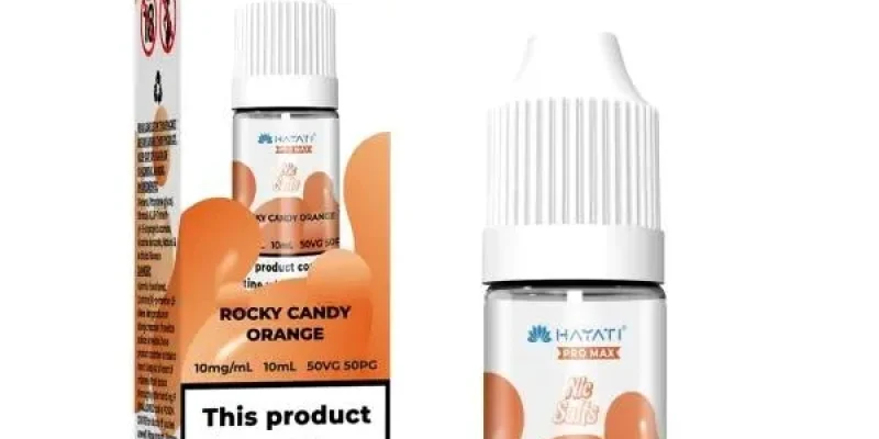 Rocky Candy Orange Nic Salt E-Liquid by Hayati Crystal Pro Max 10ml – £2.49