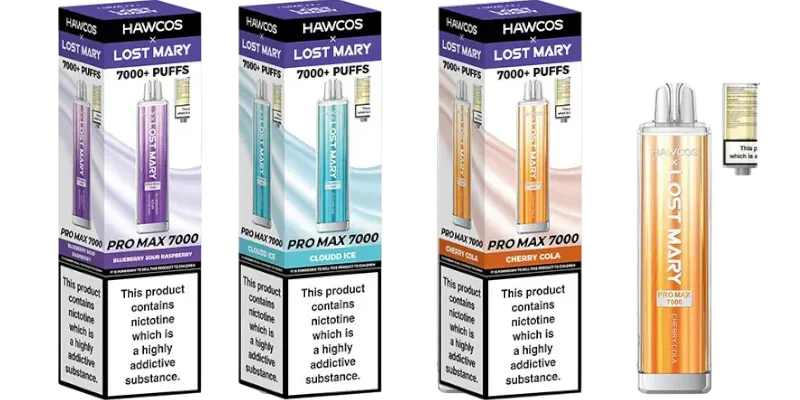 Hawcos x Lost Mary Pro Max 7000 Kit 20mg – £7.89