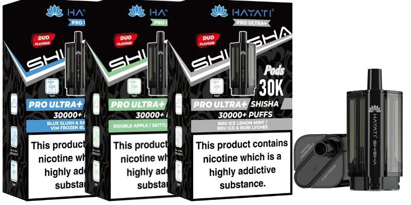 Hayati Pro Ultra Plus Shisha 30k Pods – £7.99