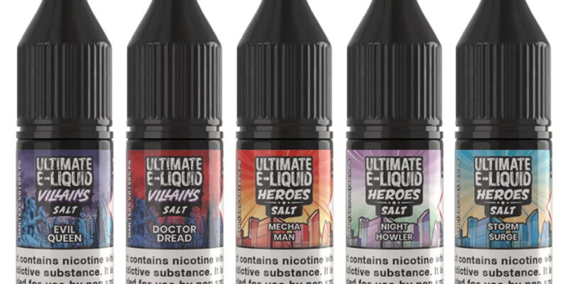Ultimate Salts Heroes 5x 10ml – £14.99