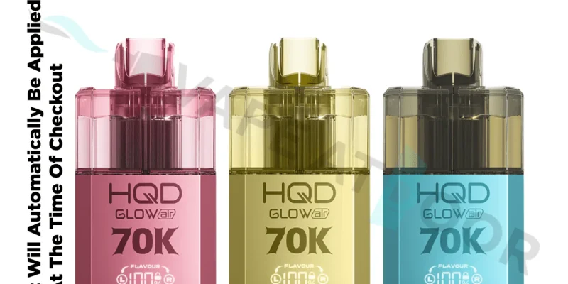 HQD Glow Air 70K Pod Vape Kit £11.95