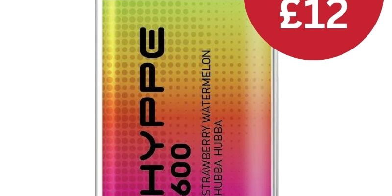 Hyppe 600 Puff 3 Pack Disposable Vape Bar – £12.00