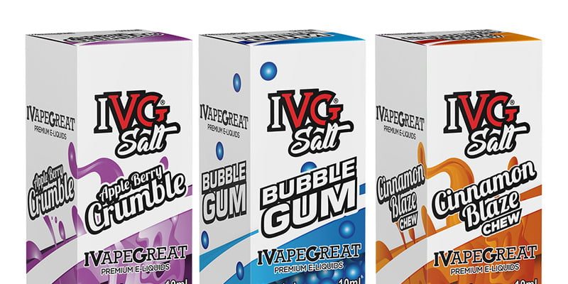 IVG Nic Salt E-Liquids 10ml – £2.99