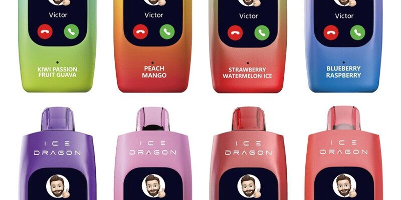 Ice Dragon 40K Smart Phone Disposable Vape 5 Pack £77.99