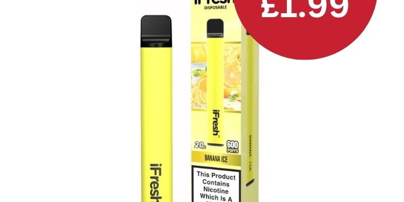 iFresh 600 Puff Disposable Vape Kit – £1.99