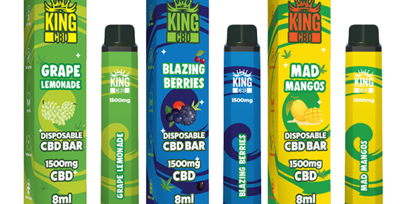 King CBD 1500mg Disposable Vape 3500 Puffs – £12.99