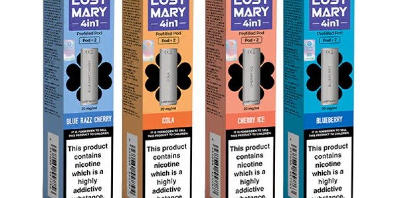 2 Pack Lost Mary 4 in 1 Replacement Prefilled Pods – £2.99
