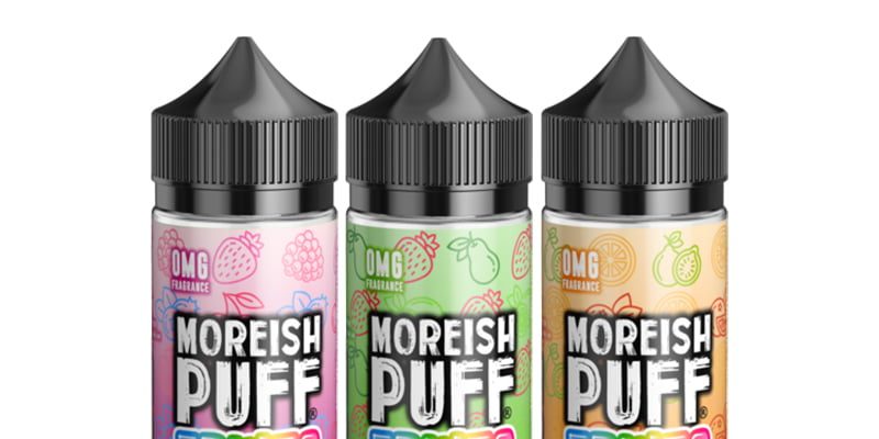 Moreish Puff Fruits 100ml E-Liquid Shortfill – £9.49