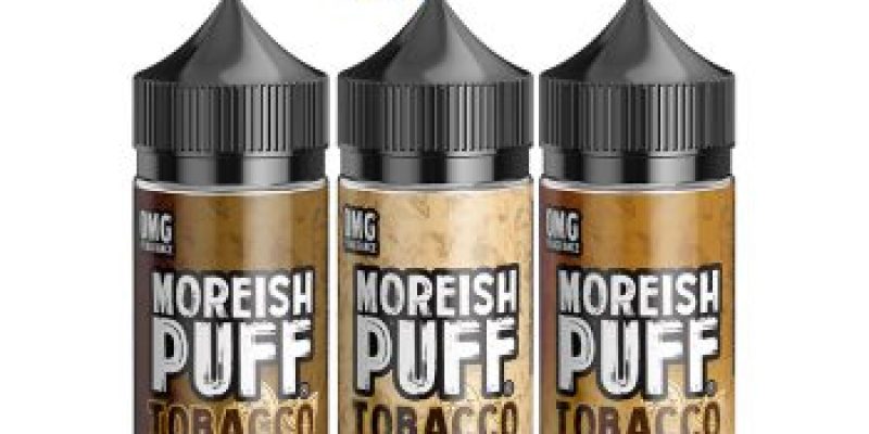 Moreish Puff Tobacco 100ml E-Liquid Shortfills – £7.99