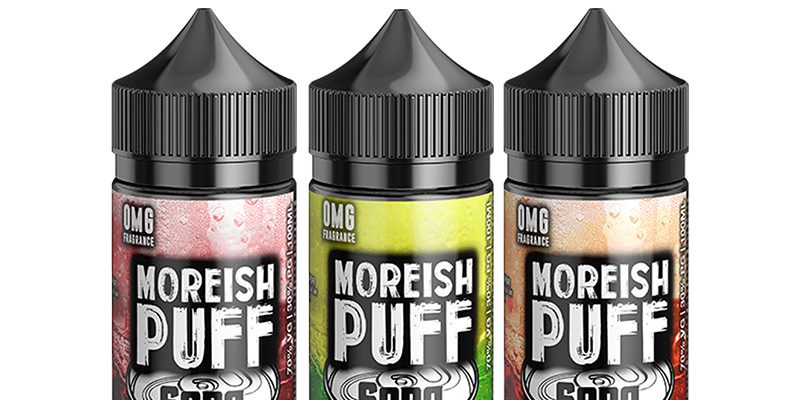Moreish Puff Soda 100ml E Liquid Shortfills – £7.99