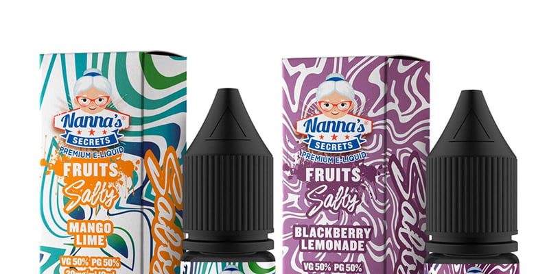 Nana’s Secrets Fruits Salty Nicotine Salt E-Liquids – £2.99