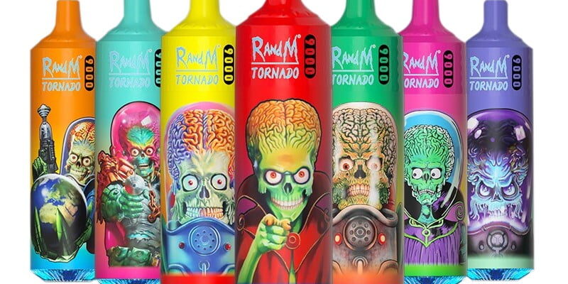 R and M Tornado 9000 Puffs Disposable Vape Kit 18ml – £6.98