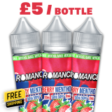Romance Berry Menthol 50ml E Liquid Shortfill – £5.00