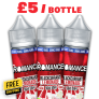 Romance Blackcurrant Lemonade 50ml E Liquid Shortfill – £5.00