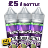 Romance Extra A 50ml E Liquid Shortfill – £5.00