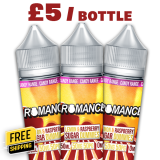 Romance Lemon & Raspberry Sugar Dummies 50ml E Liquid Shortfill – £5.00