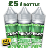 Romance Menthol 50ml E Liquid Shortfill – £5.00
