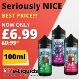 Seriously Nice 100ml E-Liquid – £6.99