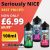 Seriously Nice 100ml Shortfill E Liquid – £6.99