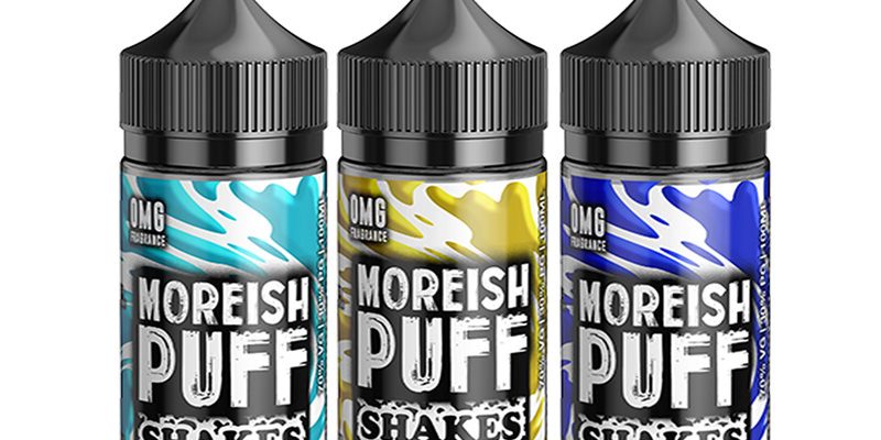 Moreish Puff Shakes 100ml E-Liquid Shortfills – £7.99