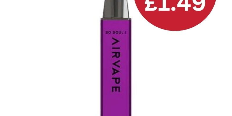So Soul Air Vape Disposable Vape Device – £1.49