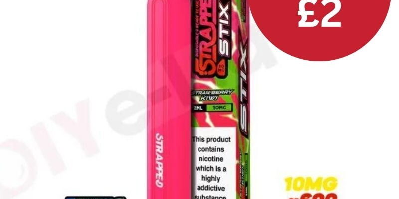 Strapped Stix 600 Puff Disposable Vape – £2.00