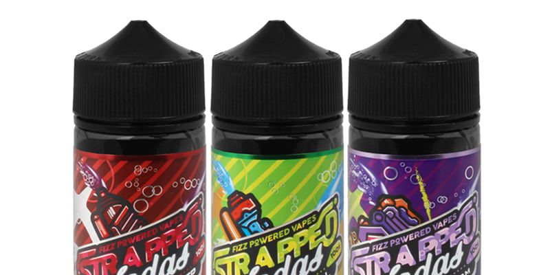 Strapped Sodas 100ml E-Liquid Shortfill – £12.99