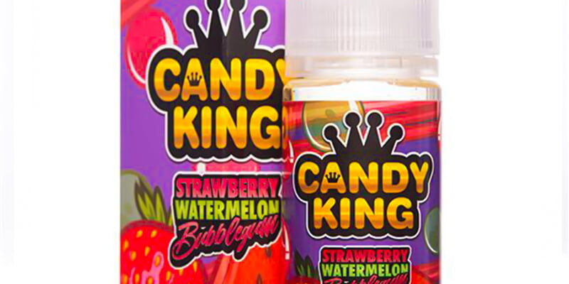 Strawberry Watermelon Bubblegum 100ml E-Liquid Shortfill – £9.49 by Candy King