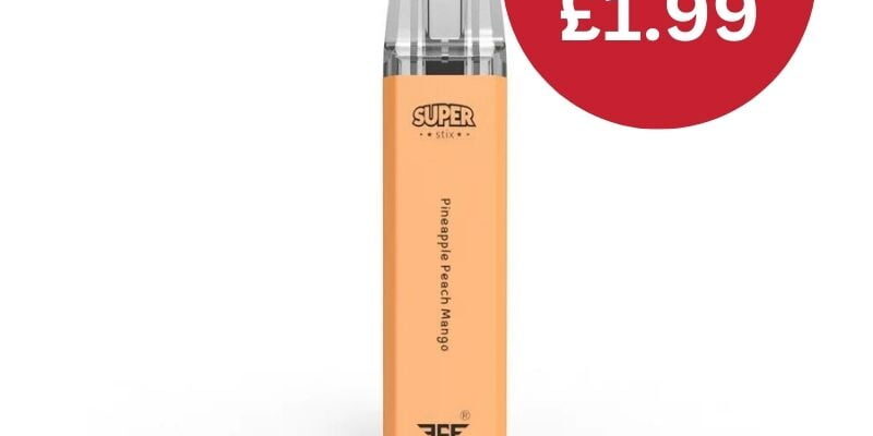 Super Stix 600 Disposable Vape Bar – £1.99