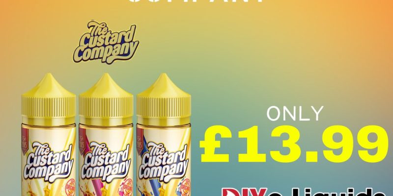 The Custard Company E liquid 100ml – £13.99