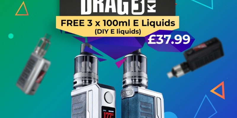VooPoo Drag 3 Bundle Kit – £37.99