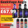 Geekvape Aegis X Zeus Bundle Kit – £67.99