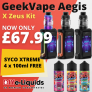 Geekvape Aegis X Zeus Bundle Kit – £67.99