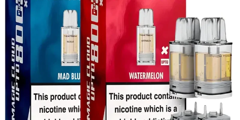 Tick Tock Magic 8000 pods – 5 Pack £25.00