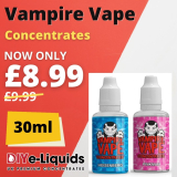 Vampire Vape 30ml E Liquid Concentrate – £8.99