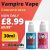 Vampire Vape 30ml E Liquid Concentrate – £8.99