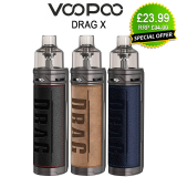VooPoo Drag X Vape Pod Kit – £23.99